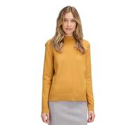 Betty Barclay Damen Basic-Strickpullover mit Stehkragen 46, Gold