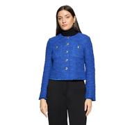 Betty Barclay Damen Blazer-Jacke Langarm 46, Adria Blue