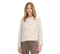 Betty Barclay Damen Blazer-Jacke mit Fransen 36, beige