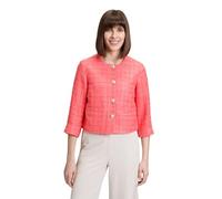 Betty Barclay Damen Blazer-Jacke mit Fransen 38, Hot Coral
