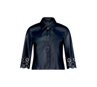 Jackenblazer BETTY BARCLAY "Damen mit Reißverschluss", Damen, Gr. 38, dunkelblau, Obermaterial: 100% Polyurethan, 100% Polyester, gerade normal, Blazer (38432446-38) dunkelblau