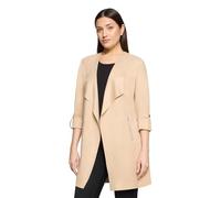 Betty Barclay Longblazer ohne Verschluss in lockerer Passform, Reißverschlusstaschen Beige 38