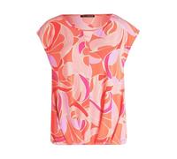 Betty Barclay Damen Blusenshirt mit Gummizug 46, Red/Rosè