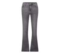 Bootcut-Jeans BETTY BARCLAY "Damen mit Waschung", Damen, Gr. 46, Normalgrößen, grau (grau denim), Denim/Jeans, Obermaterial: 56% Baumwolle, 30% Viskose, 12% Polyester, 2% Elasthan, Basic, slim fit, Je