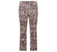 Betty Barclay Damen Businesshose mit Bügelfalte 46, Dark Blue/Brown