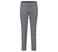 Betty Barclay Damen Businesshose Slim Fit 40, Schwarz/Weiß