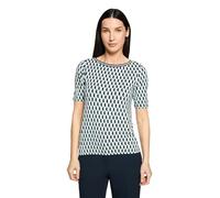Betty Barclay Rundhals-Shirt Casual mit Gummizug Damen Blau Größe 38