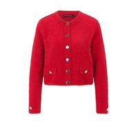 Betty Barclay Damen Casual-Strickjacke mit Knopfleiste 44, Rot