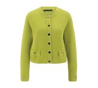 Casual-Strickjacke mit Knopfleiste Fresh Moss Damen