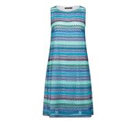 Etuikleid BETTY BARCLAY "Damen ohne Arm", Damen, Gr. 46, Normalgrößen, bunt (blau, grün), Obermaterial: 96% Polyester, 3% Polyester, 1% Polyamid. Futter: 100% Polyester, festlich, ausgestellt kurz, U-