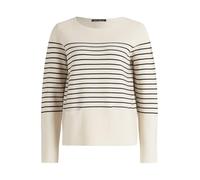 Betty Barclay Damen Feinstrickpullover mit Eingrifftaschen Patch Beige/Black,42
