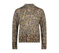 Strickpullover BETTY BARCLAY "Damen mit Lurexfaden", Damen, Gr. 42, taupe, gelb, Strick, Obermaterial: 77% Viskose, 15% Polyester, 8% Polyester, figurumspielend normal, Pullover Strickpullover (923261