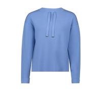 Strickpullover BETTY BARCLAY "Damen mit Seitenschlitzen", Damen, Gr. 44, azurine, Strick, Obermaterial: 55% Viskose, 30% Polyester, 15% Polyamid, gerade normal, Rundhals, Pullover Strickpullover (8844