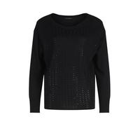 Betty Barclay Damen Feinstrickpullover mit Strass, schwarz, Gr. 38