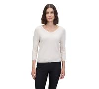 Betty Barclay Strickpullover V-Ausschnitt 50% Viskose Damen 44 beige