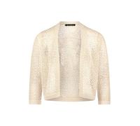 Strickjacke BETTY BARCLAY "Damen mit Lochmuster", Damen, Gr. 46, beige, Strick, Obermaterial: 100% Polyacryl, Basic, gerade normal, V-Ausschnitt, Strickjacken Strickjacke (16667410-46) beige