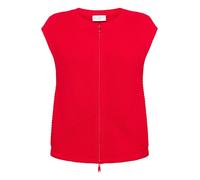 Grobstrickjacke ohne Arm High Risk Red 44