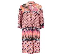 Betty Barclay Damen Hemdblusenkleid mit Kragen Red/Beige,40