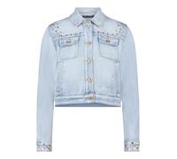 Jackenblazer BETTY BARCLAY "Damen langarm", Damen, Gr. 48, light blau denim, Denim/Jeans, Obermaterial: 56% Baumwolle, 30% Viskose, 12% Polyester, 2% Elasthan, sehr schmal kurz, Blazer (49379469-48) l
