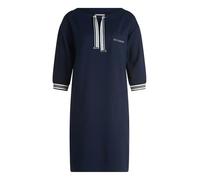 Jerseykleid BETTY BARCLAY "Damen mit 3/4 Arm", Damen, Gr. 42, Normalgrößen, dunkelblau, Sweatware, Obermaterial: 70% Viskose, 25% Polyester, 5% Elasthan, relaxed fit kurz, Rundhals, Kleider Jerseyklei