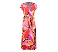 Jerseykleid BETTY BARCLAY "Damen mit Blumenprint", Damen, Gr. 44, Normalgrößen, rot, pink, Obermaterial: 95% Viskose, 5% Elasthan, figurumspielend lang, Kleider Jerseykleid (94837019-44) rot, pink