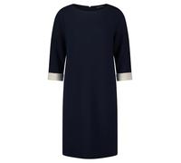Betty Barclay Damen Jerseykleid mit Eingrifftaschen Dark Blue/Beige,44