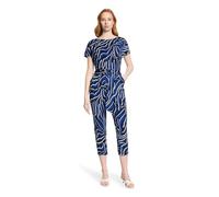 Betty Barclay Damen Jumpsuit mit Eingrifftaschen 38, Blau/Blau