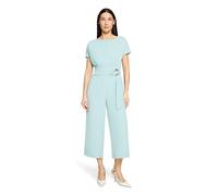 Overall BETTY BARCLAY "Damen mit Eingrifftaschen", Damen, Gr. 38, Normalgrößen, gray mist, Obermaterial: 96% Polyester, 4% Elasthan, figurumspielend, U-Boot-Ausschnitt, Overalls Overall (43459632-38) 
