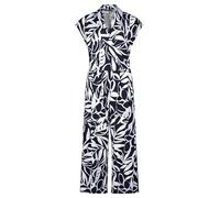 Betty Barclay Damen Jumpsuit mit Eingrifftaschen 42, Dunkelblau/Weiß