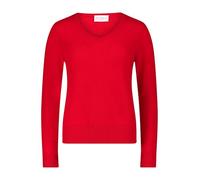 Betty Barclay Damen Kaschmir-Pullover mit V-Ausschnitt 44, Rot