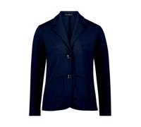 Kurzblazer BETTY BARCLAY "Damen mit aufgesetzten Taschen", Damen, Gr. 46, dunkelblau, Jersey, Obermaterial: 48% Viskose, 47% Polyester, 5% Elasthan, tailliert normal, Blazer Kurzblazer (15054269-46) d
