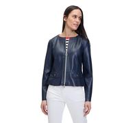 Betty Barclay Damen Kurzblazer mit Reißverschluss 40, dunkelblau