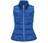 Strickweste BETTY BARCLAY "Betty Barclay Damen Steppweste mit Reißverschluss", Damen, Gr. 44, blau (adria), Obermaterial: 100% Polyamid. Füllung: 100% Polyester., casual, figurumspielend normal, Weste