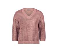 Betty Barclay Damen Lochstrick-Pullover mit Pailletten 40, Ash Rose