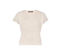 Betty Barclay Stricktop Lochstrick ohne Arm Damen Rundhals Beige Gr. 40 50% Baumwolle/50% Polyacryl