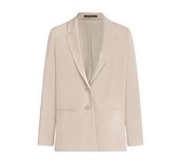 Longblazer BETTY BARCLAY "Damen mit Reverskragen", Damen, Gr. 46, grau beige, Obermaterial: 96% Polyester, 4% Elasthan. Futter: 100% Polyester, lässig geschnitten normal, Blazer Longblazer (84390021-4