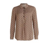 Betty Barclay Damen Longbluse Langarm Beige/Schwarz,40