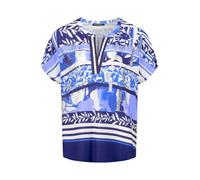 Betty Barclay - Longbluse blau/weiß - Gr. - 46