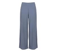 Marlene-Hose BETTY BARCLAY "Damen mit elastischem Bund", Damen, Gr. 42, Normalgrößen, blau (infinity), Satin, Obermaterial: 100% Polyester, weit lang, Hosen (11936855-42) infinity