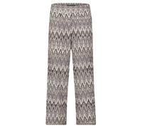 Marlene-Hose BETTY BARCLAY "Betty Barclay Marlene-Hose mit hohem Bund", Damen, Gr. 40, Normalgrößen, schwarz-weiß (weiß, schwarz), Obermaterial: 100% Polyester. Futter: 100% Polyester., modisch, relax