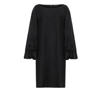 Midikleid langarm Schwarz 40
