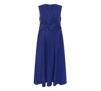Betty Barclay Damen Midikleid mit V-Ausschnitt 46, Electric Blue