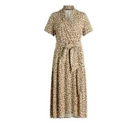 Midikleid BETTY BARCLAY "Damen mit Volant", Damen, Gr. 42, Normalgrößen, beige, khaki, Obermaterial: 94% Polyester, 6% Elasthan, figurumspielend lang, Kleider Midikleid (60153403-42) beige, khaki