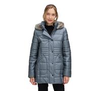 Outdoorjacke BETTY BARCLAY "Damen Outdoorjacke mit abnehmbarer Kapuze", Damen, Gr. 38, blau (ashley blau), Obermaterial: 88% Polyester, 12% Polyamid. Futter: 100% Polyester. Füllung: 100% Polyester., 