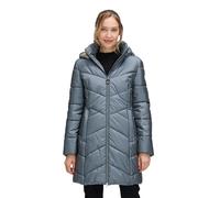 Outdoorjacke BETTY BARCLAY "Damen Outdoorjacke mit abnehmbarer Kapuze", Damen, Gr. 44, blau (ashley blau), Obermaterial: 88% Polyester, 12% Polyamid. Futter: 100% Polyester. Füllung: 100% Polyester.,