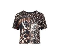 Betty Barclay Damen Oversize-Shirt mit Aufdruck 36, Braun/Beige