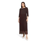 Plisseekleid mit 3/4 Arm Light Maroon 38