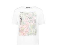 Betty Barclay Damen Printshirt mit Rippbündchen 46, Patch Cream/Green