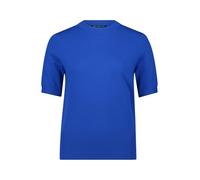 Kurzarmshirt BETTY BARCLAY "Betty Barclay Damen Strickpullover kurzarm", Damen, Gr. 36, blau (adria), Strick, Obermaterial: 80% Viskose, 20% Polyamid., feminin, figurbetont normal, Shirts (26088662-36