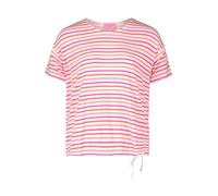 Betty Barclay Damen Ringelshirt mit Tunnelzug 42, Red/White